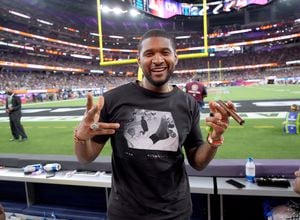 Usher es un gran fanático de la NFL