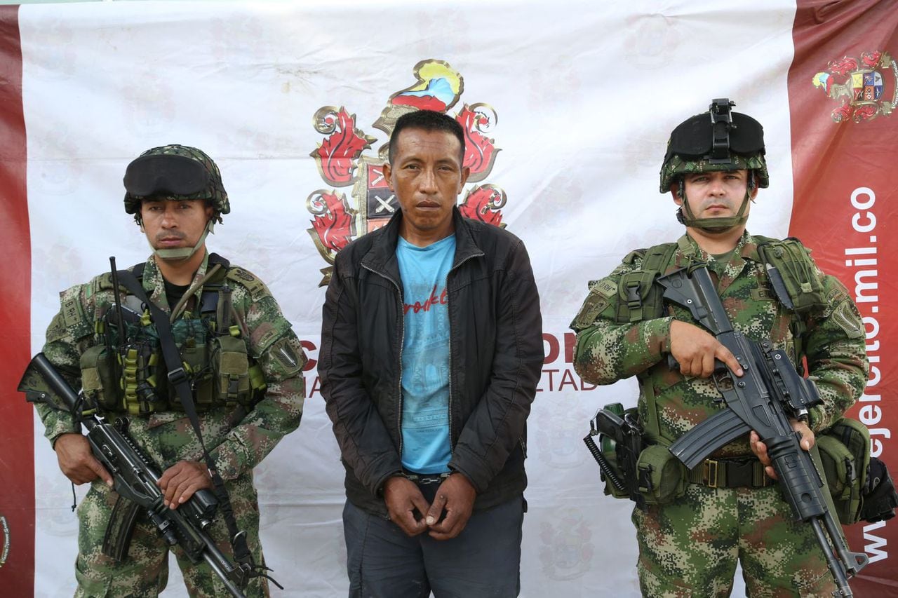 En un operativo conjunto de las fuerzas armadas se capturó a Alias José Pito.