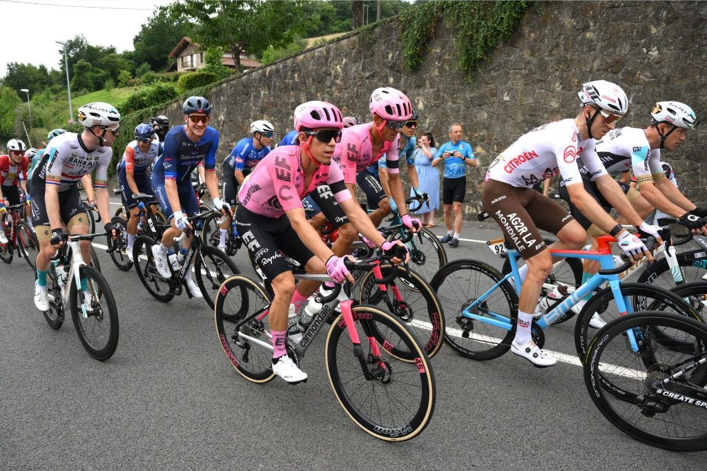 Rigoberto Urán en la tercera etapa del Tour de Francia 2023