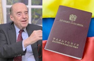 El canciller de Colombia, Álvaro Leyva, es uno de los funcionarios mencionados en el caso de la licitación de pasaportes.