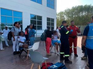 La emergencia ocurrió en medio del evento en el que estaban estudiantes y docentes