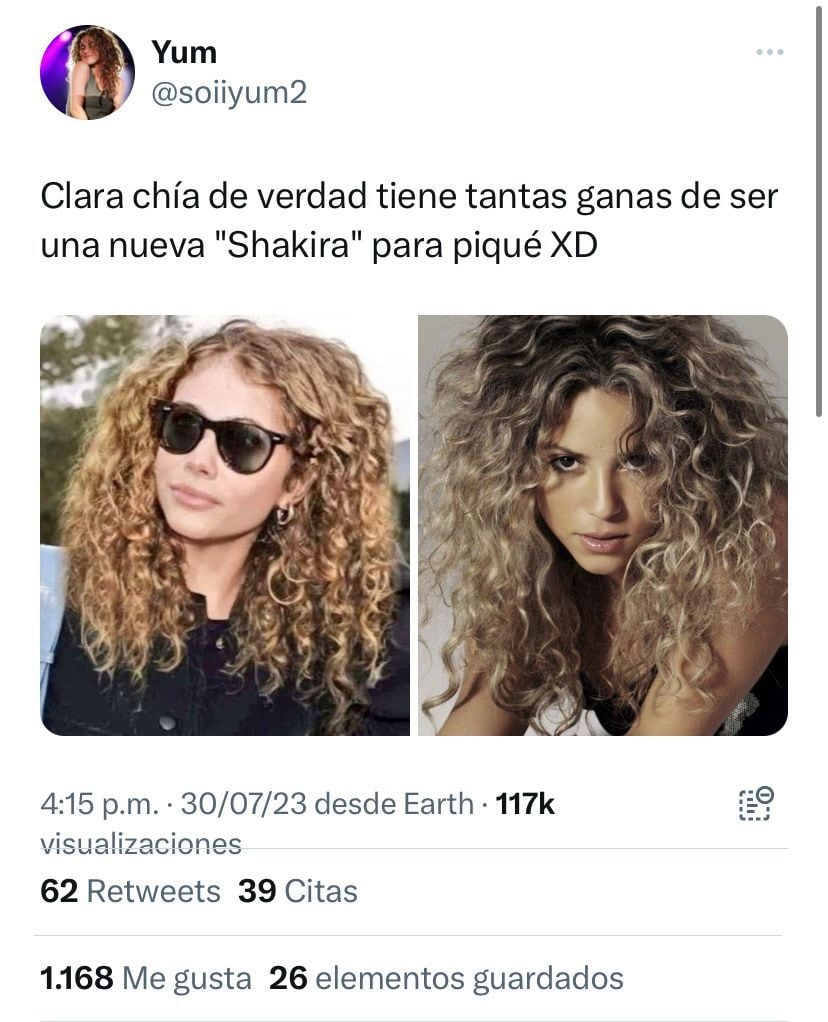 Fans de Shakira contra Clara Chía