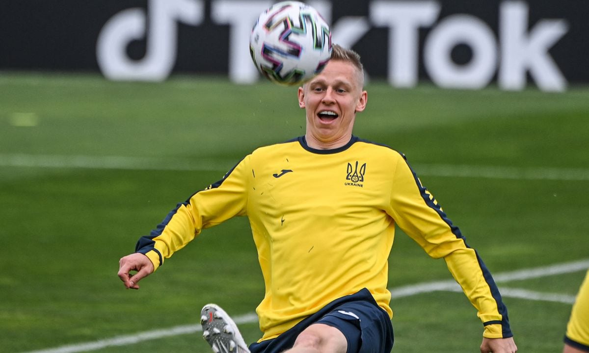 Selección de Ucrania - Eurocopa. Foto: AFP / Daniel MIHAILESCU
