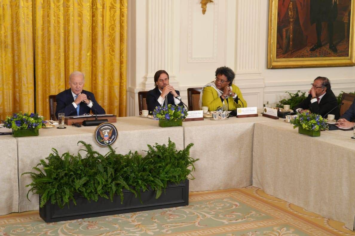 Presidente Gustavo Petro y el mandatario de Estados Unidos Joe Biden