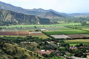 El Valle del Cauca es una gran despensa panorámica desde las tres cruces Roldanillo.