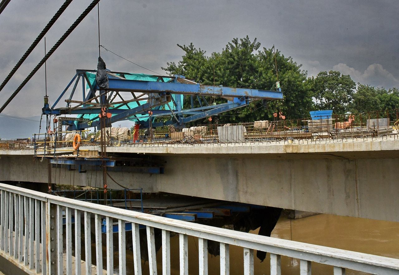 Inauguran doble vía Cali- Candelaria que empataría con el nuevo puente de Juanchito.  Fotos Raúl Palacios / El País / 17 de Nov del 2023 Cali.