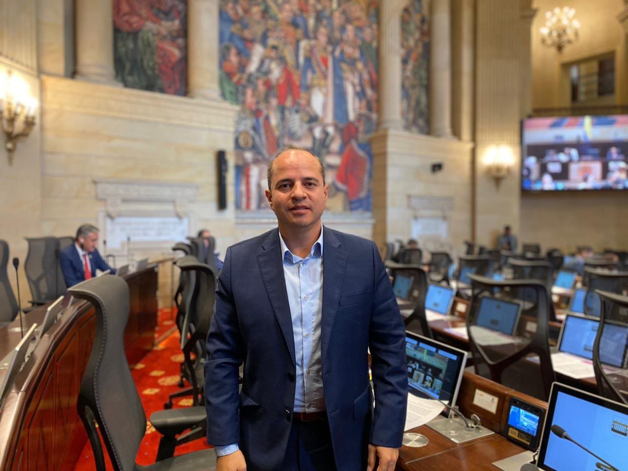 Juan Espinal representante a la Cámara por Antioquia del Centro Democrático 2018-2022 / 2022-2026. Foto: Redes sociales.