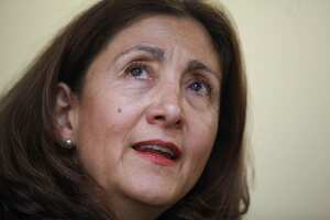 Ingrid Betancourt, precandidata presidencial por el partido Verde Oxígeno.