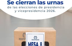 El registrador Hernán Penagos aseguró plenas garantías de transparencia tras el cierre de las mesas de votación.