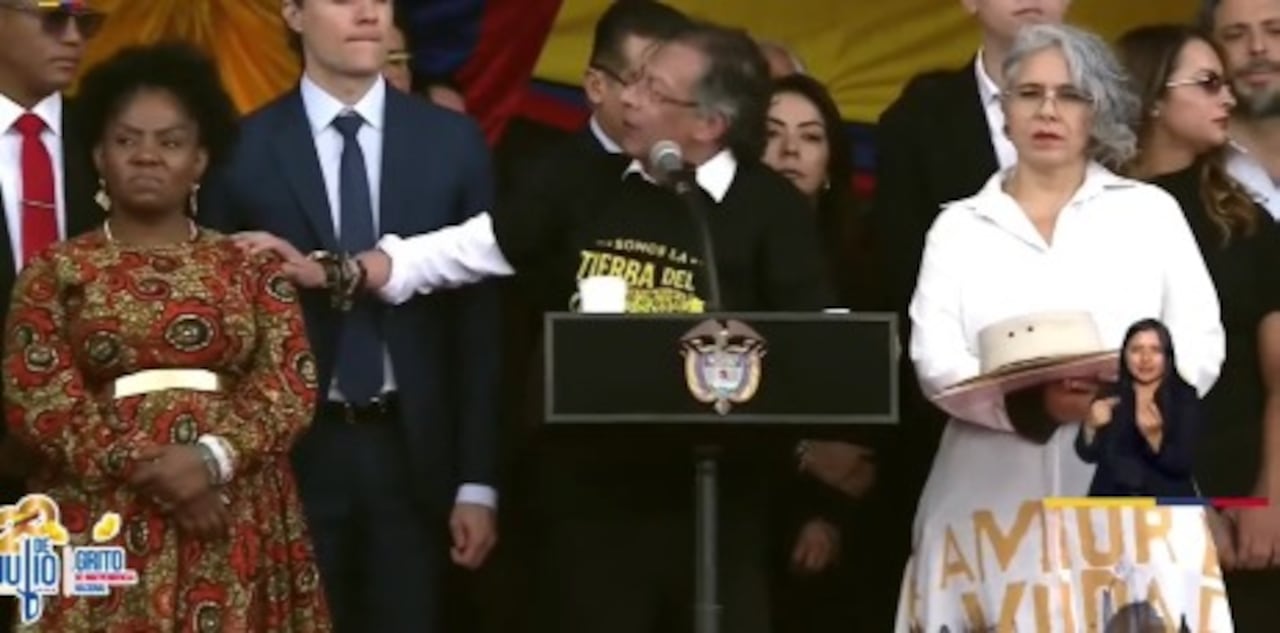Último discurso de Petro dejó un momento entre Francia Márquez y el mandatario que generó comentarios