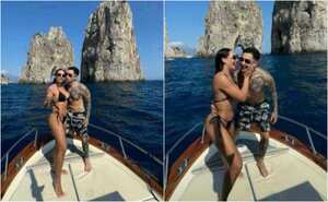 Andrea Valdiri y su nuevo novio Daniel Sepúlveda.