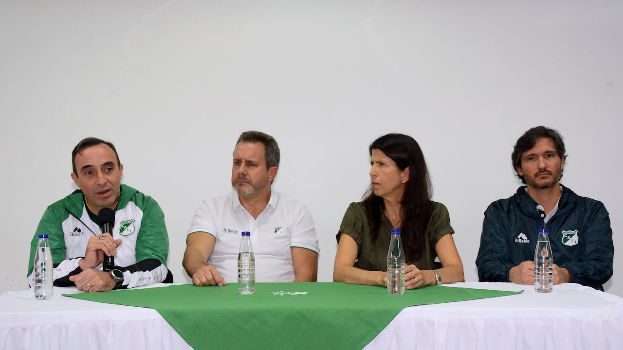 Rueda de prensa, con la nueva Junta Directiva de Club Profeional Deportivo Cali.