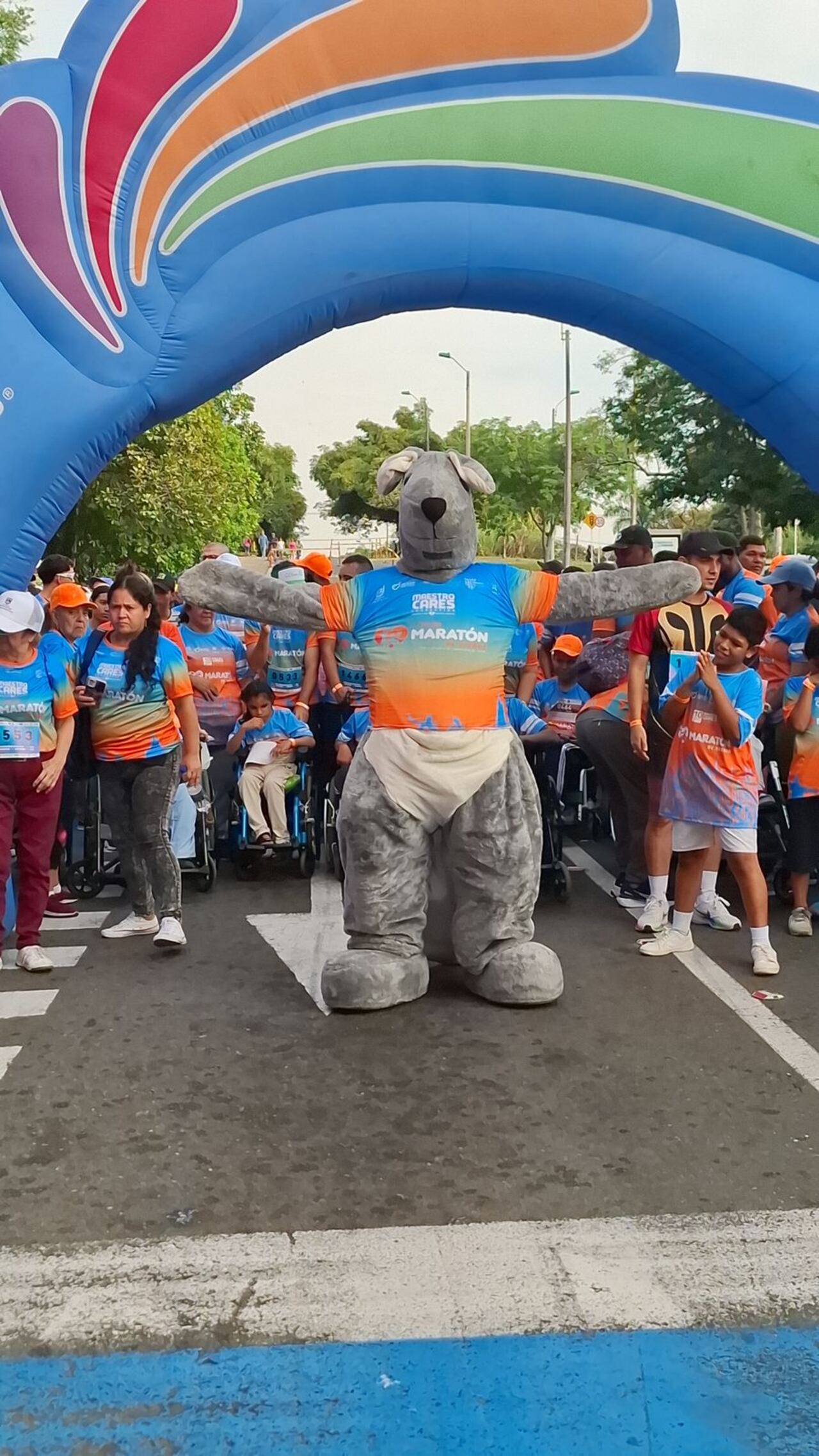 Esta Maratón cuenta con la presencia de Aultos y niños.