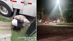 Las luminarias de la Calle 42 con Carrera 94 fueron reparadas el 10 de febrero, luego del reporte ciudadano.