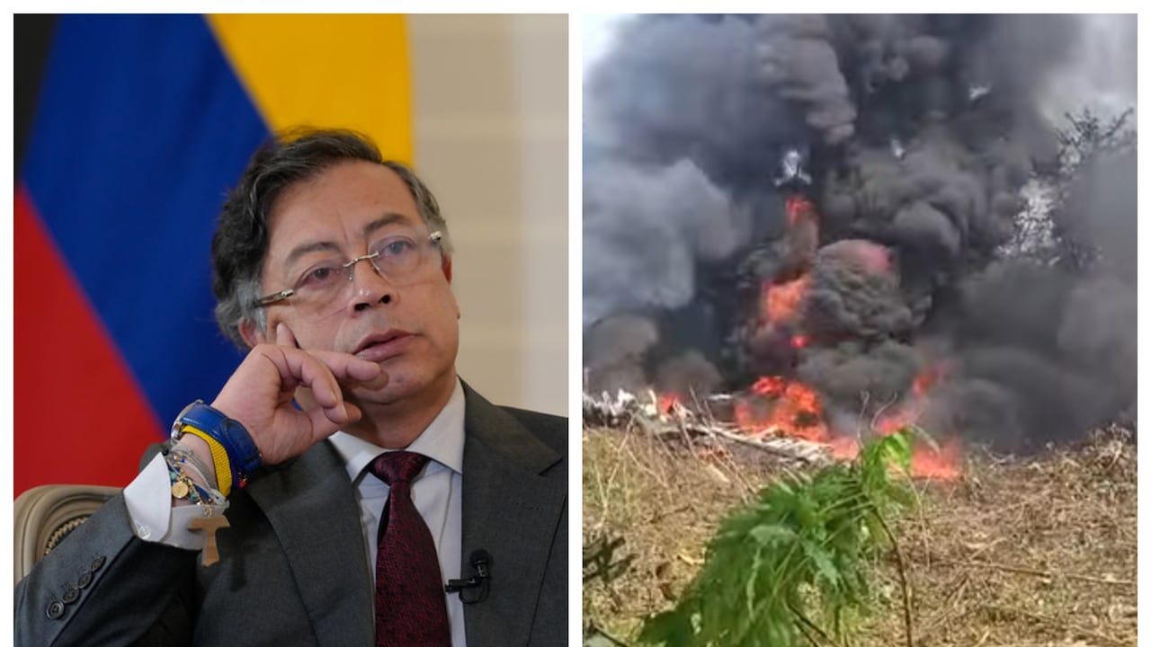 El presidente Gustavo Petro lamentó el accidente de una aeronave de la FAC en Putumayo, a la par que criticó demoras para la actualización de estos elementos.