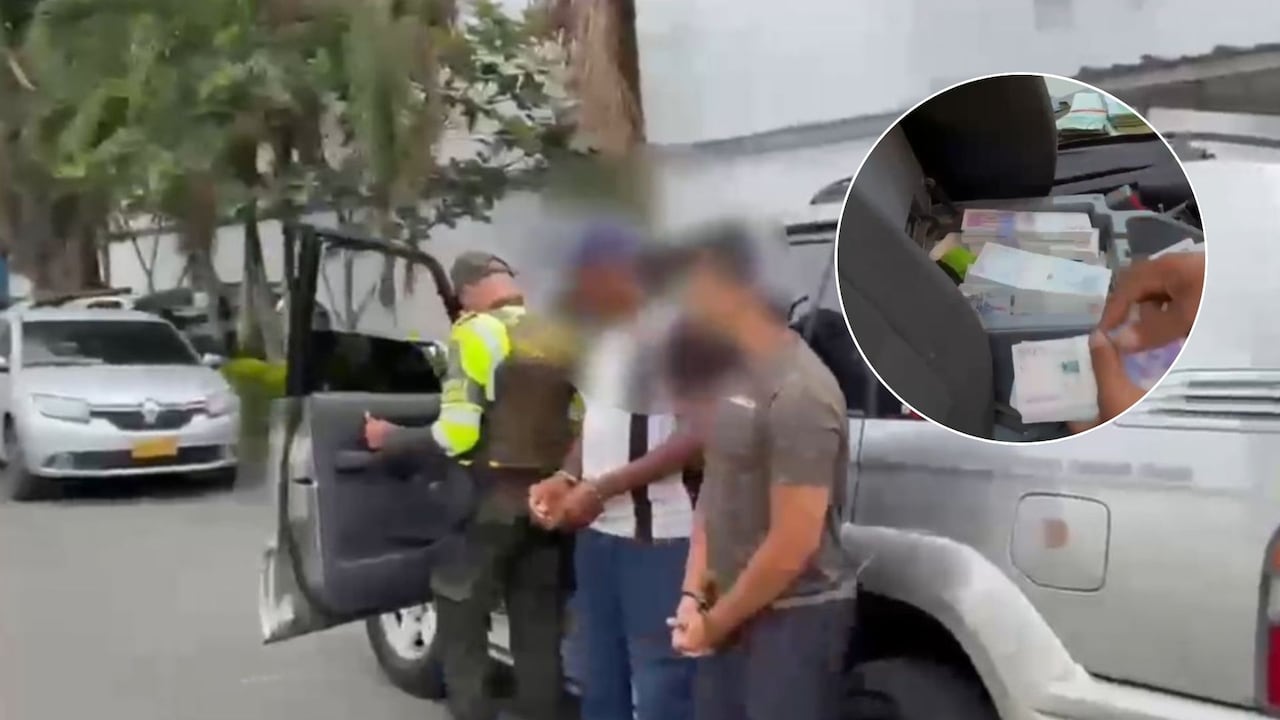 El dinero incautado fue encontrado en compartimientos de las puertas y la palanca de cambios del vehículo inspeccionado por las autoridades.