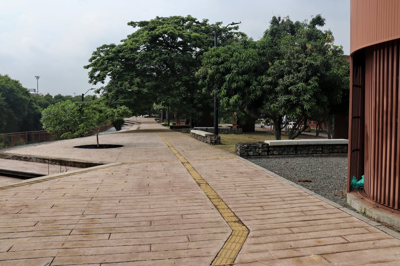 Así van las obras del parque Pacífico a 15 días de su entrega.