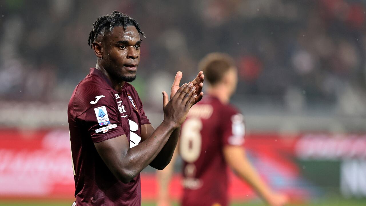 Duván Zapata, delantero colombiano que milita en Torino de Italia