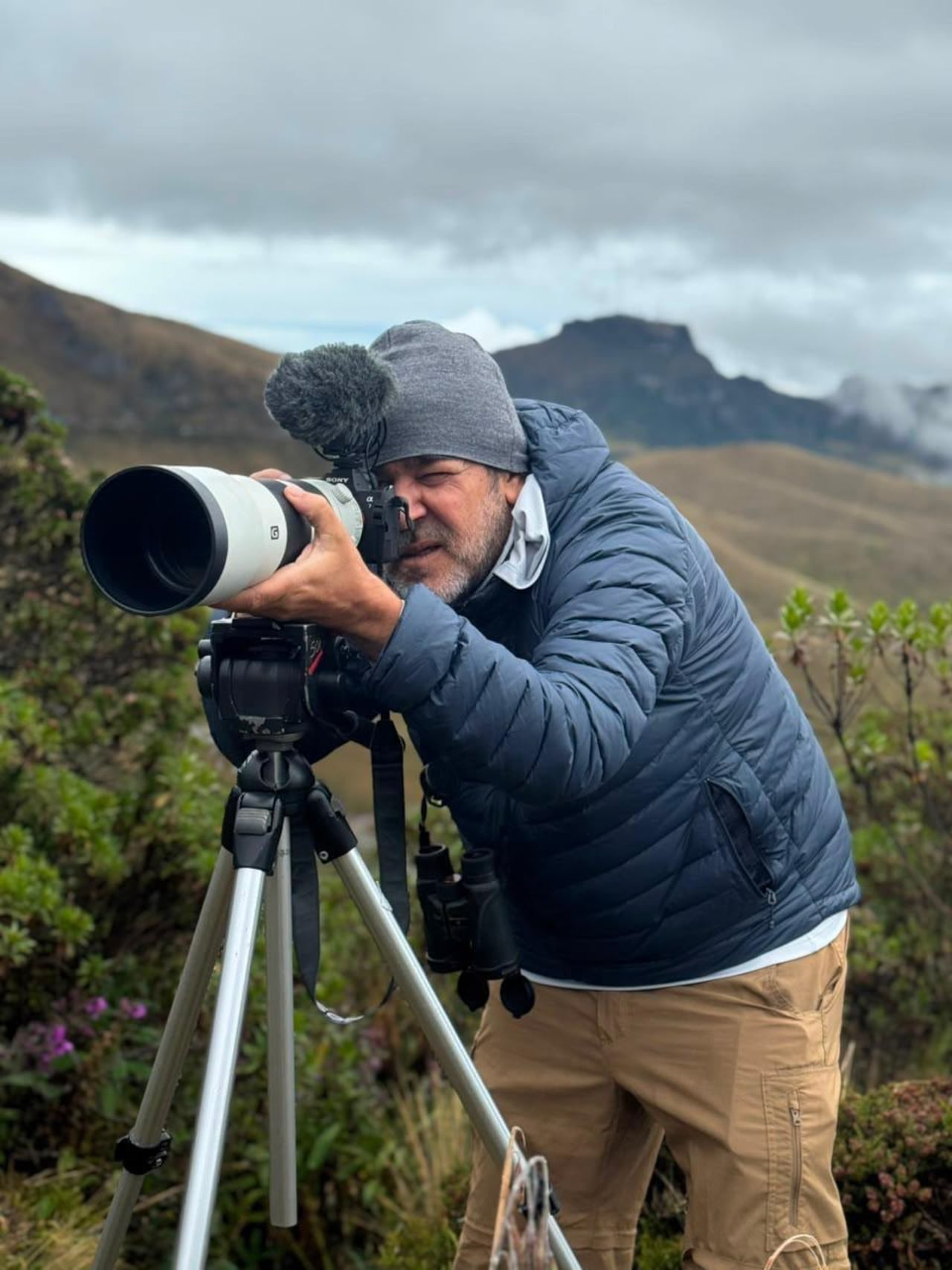 Mauricio González Venegas, miembro del equipo organizador. Es antropólogo, periodista y productor audiovisual.