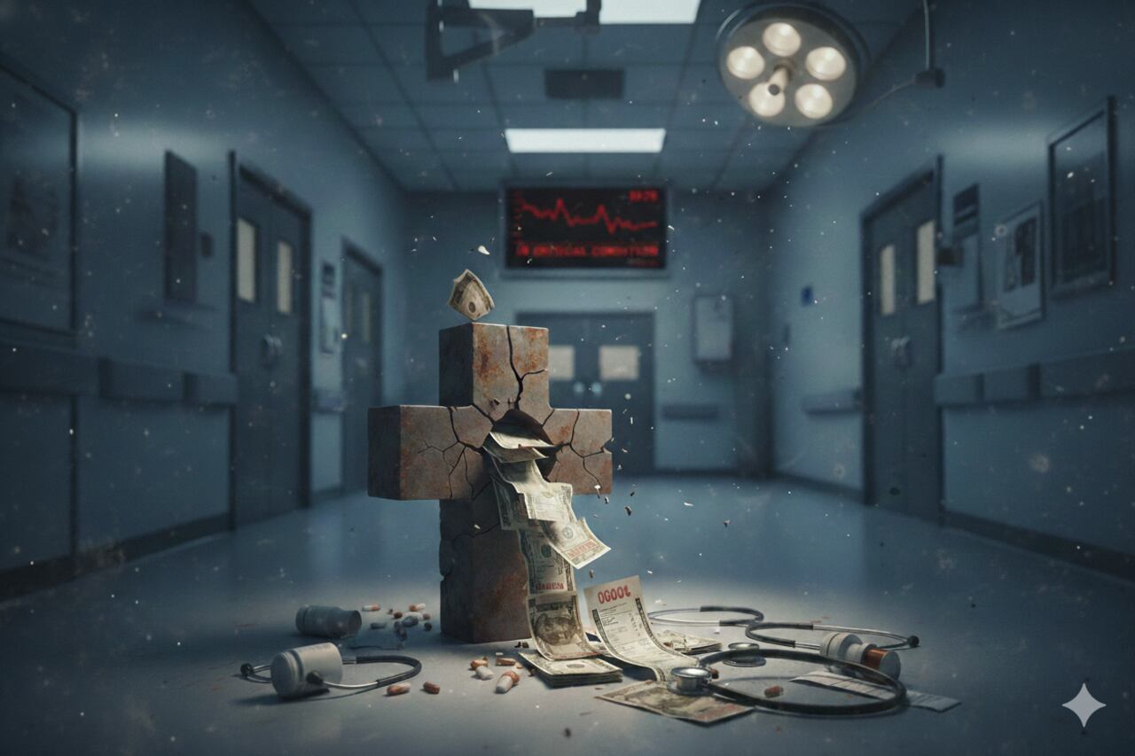 El déficit del sector salud sigue aumentando, tanto en EPS como en clínicas. Foto: Creado con Gemini IA