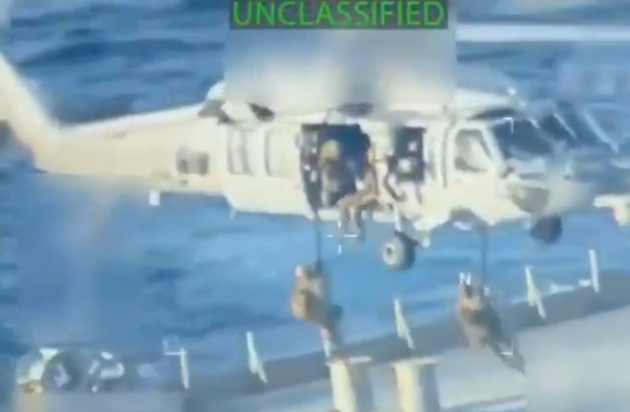 Operativo contra buque perolero de Venezuela.