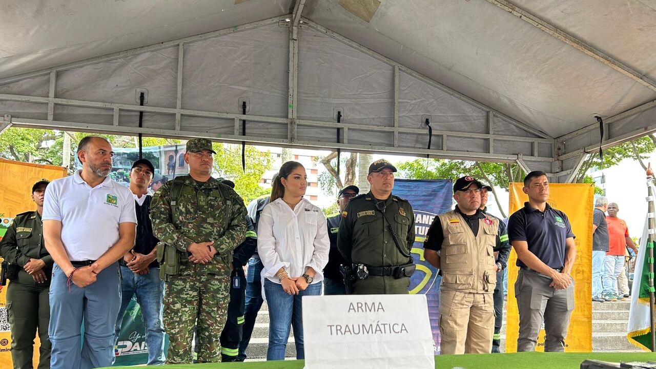 Campaña para entregar armas voluntariamente en Palmira