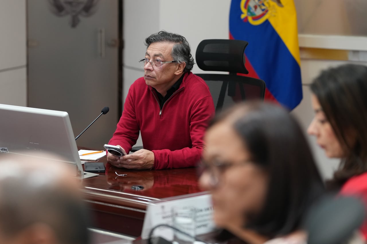 El presidente, Gustavo Petro, el 13 de febrero de 2026, en Bogotá