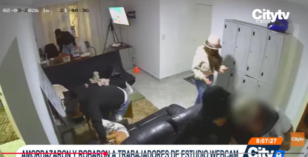 Delincuentes encañonaron y amordazaron a las víctimas del estudio webcam.