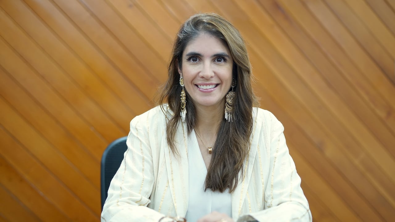 María del Mar Palau Madriñán se convierte en la primera mujer en ejercer como presidente de la Cámara de Comercio de Cali. Foto Jorge Orozco.