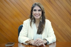 María del Mar Palau Madriñán se convierte en la primera mujer en ejercer como presidente de la Cámara de Comercio de Cali. Foto Jorge Orozco.