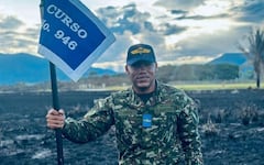 El capitán Adrián Guazá, instructor de la Escuela de Armas Combinadas, transmite su experiencia de más de 14 años a nuevas generaciones militares.
