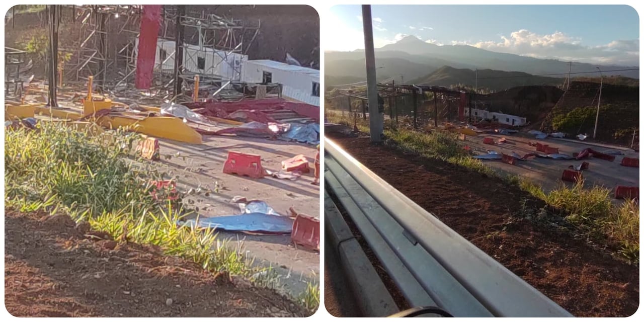 Atentado con artefactos en peaje de Mondomo