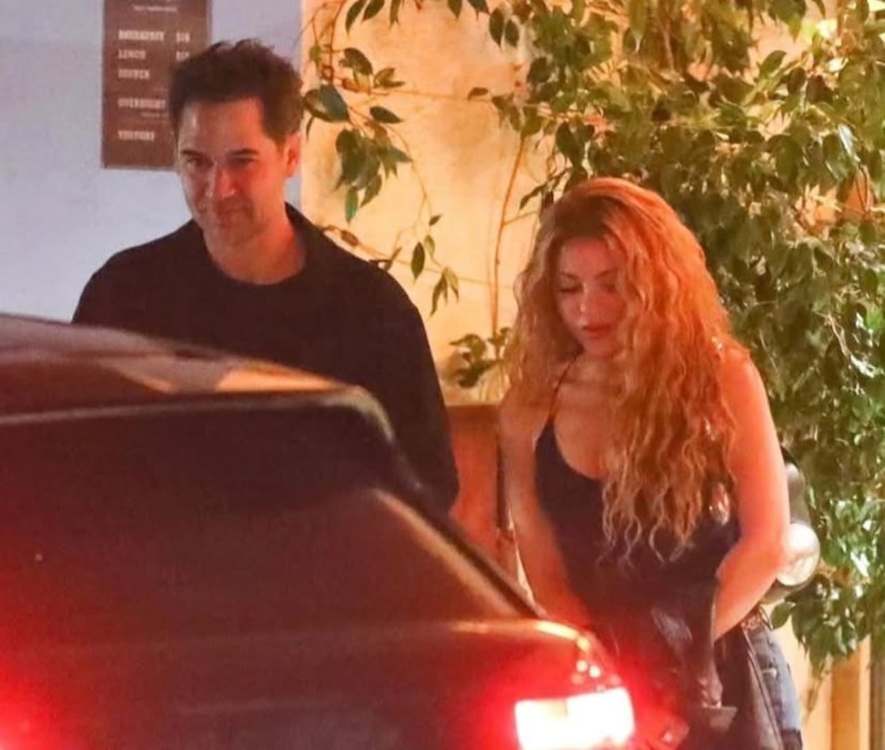 Shakira fue vista saliendo con reconocido actor mexicano.