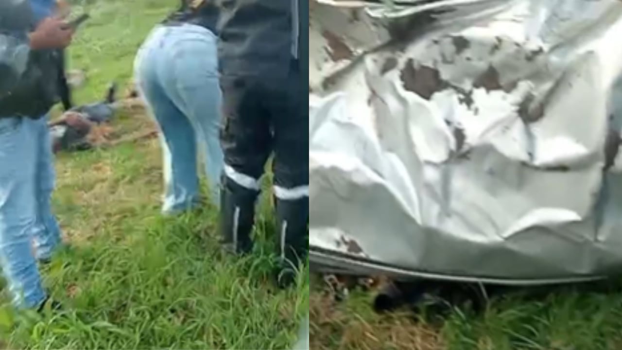 Accidente de tránsito en la recta Cali - Palmira deja a cuatro personas heridas.