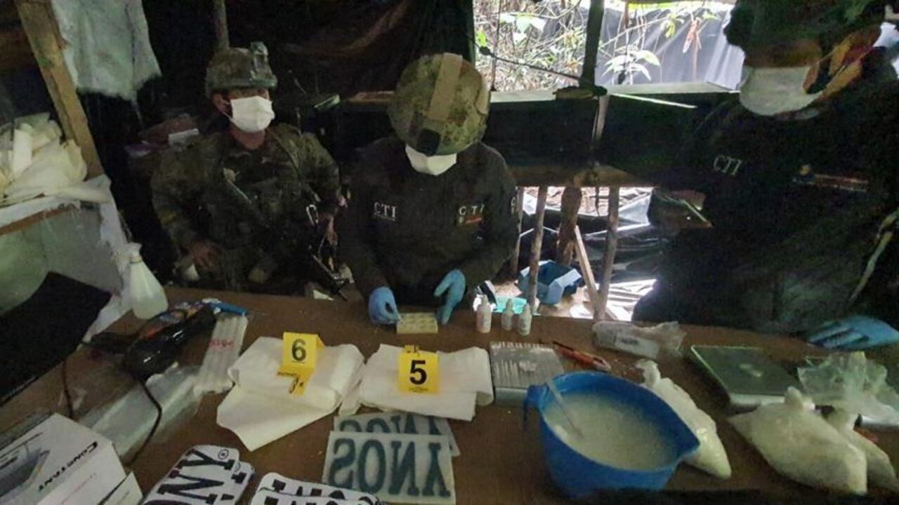 Incautación de coca en Nariño