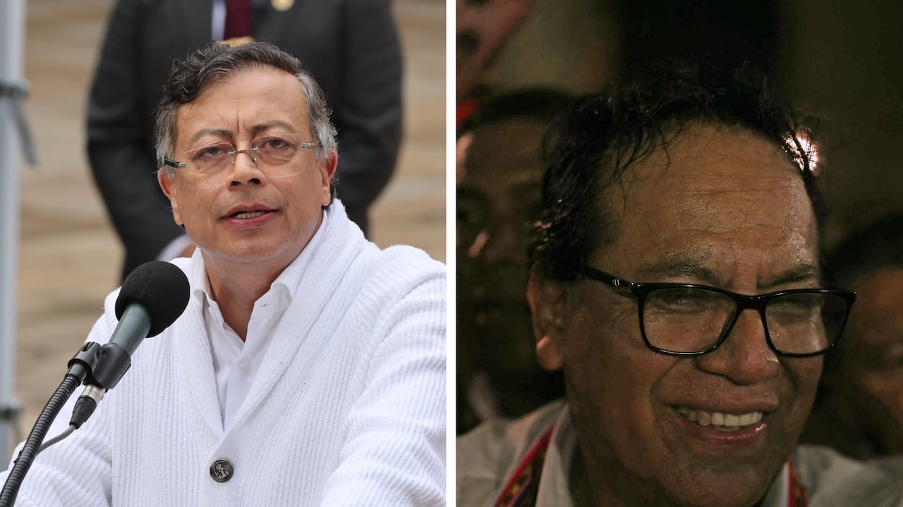 Presidente Gustavo Petro y Roberto Sánchez.