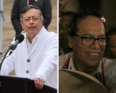 Presidente Gustavo Petro y Roberto Sánchez.