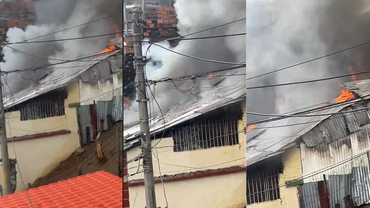 El fuego comprometió dos habitaciones y causó daños parciales en otra, donde se almacenaban madera y material de reciclaje.