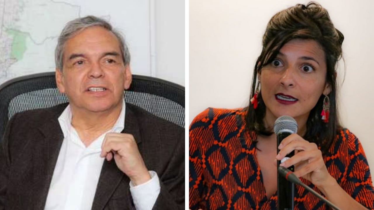Ricardo Bonilla, quien apenas fue nombrado como ministro de Haciendo, ya dejó ver sus diferencias con la polémica ministra de Minas y Energía, Irene Vélez. Fotos: redes sociales / El País