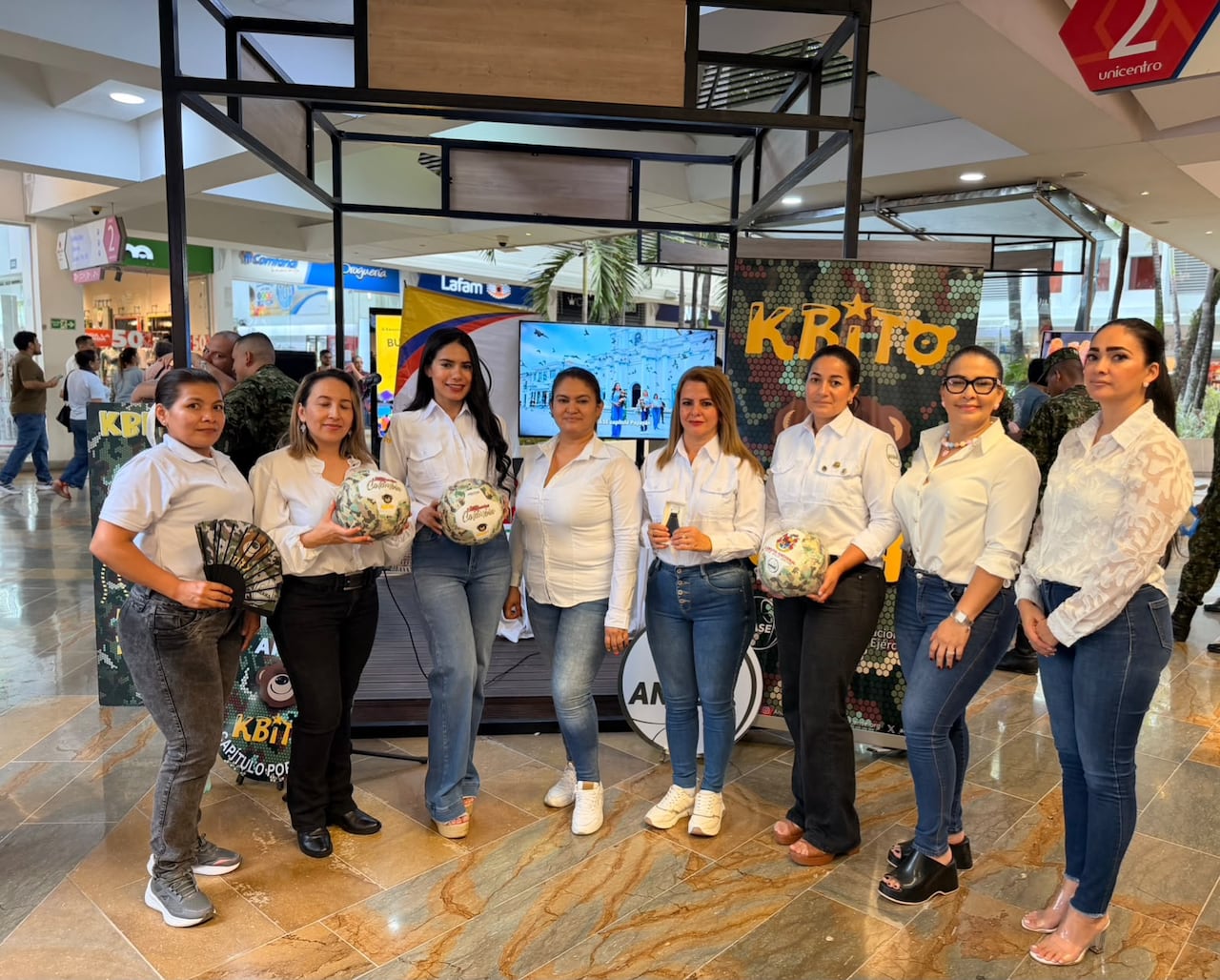 Los visitantes podrán conocer productos e iniciativas como KBITO, balones y otros artículos que contribuyen a fortalecer los proyectos de la Asociación Nacional Acción Social Ejército Colombia.