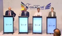 Lectura de la declaración conjunta de la Cumbre CELAC-UE 2025.