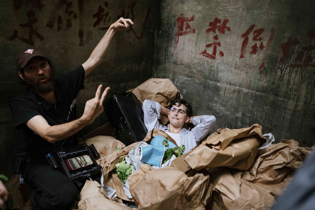 Josh Safdie dirige a Timothée Chalamet en 'Marty Supreme'.