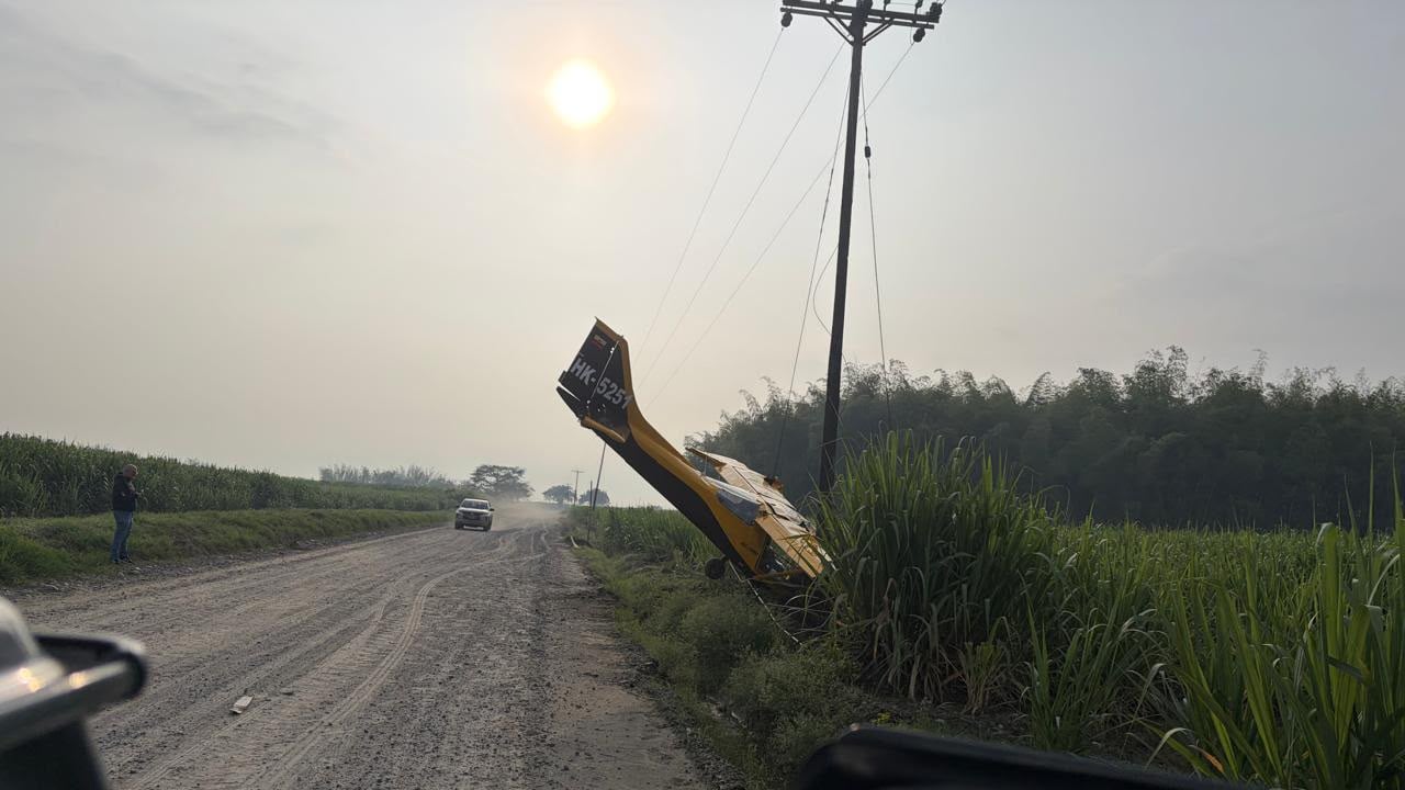 La emergencia aérea se presentó en las primeras horas de la mañana de este viernes 23 de octubre en la zona rural de Puerto Tejada, Cauca.