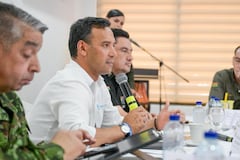 El ministro de Defensa, Pedro Sánchez, lideró una reunión estratégica de seguridad en el departamento de Arauca.