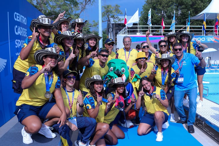 Equipo femenino de polo acuático logró la medalla de oro en los Juegos Centroamericanos y del Caribe 2026.