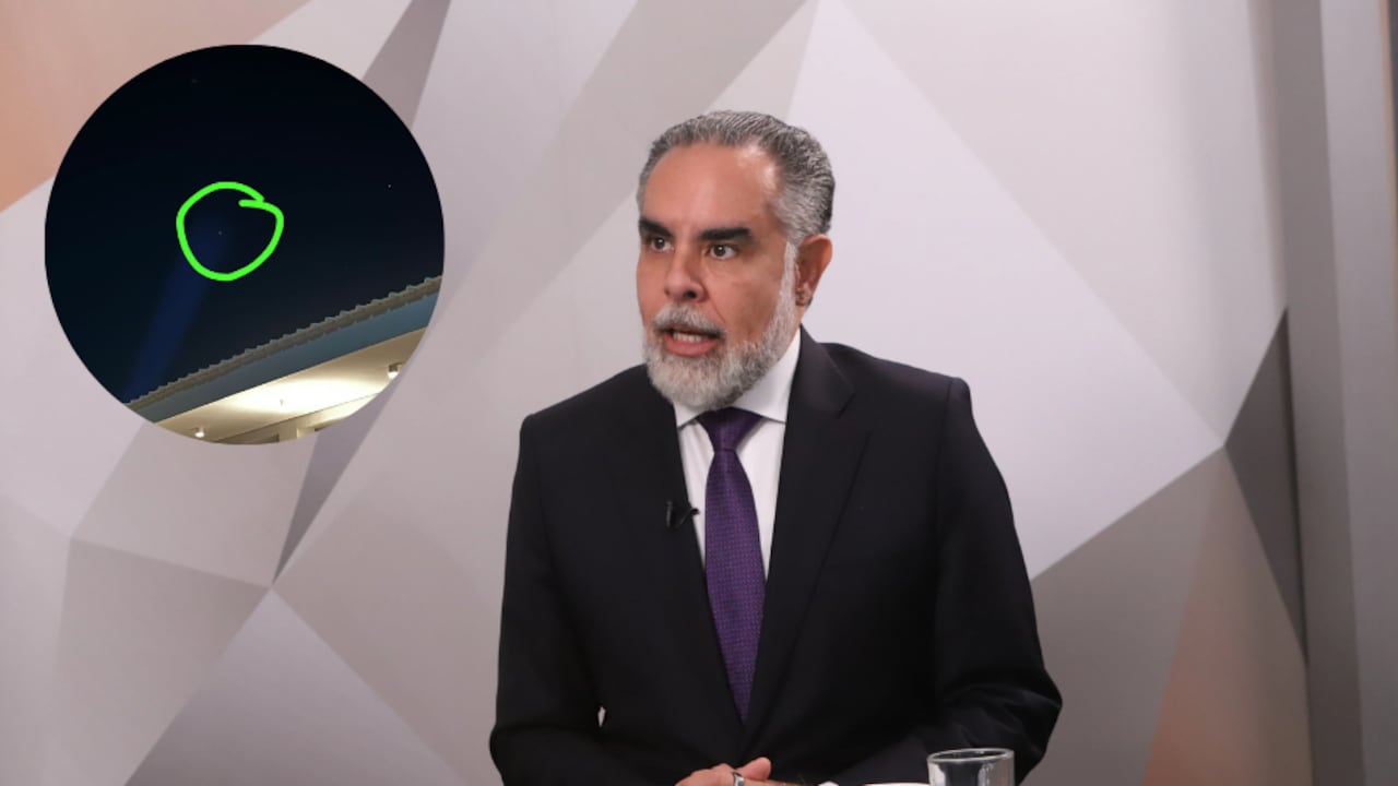 Armando Benedetti y sobrevuelo de drones en su residencia.