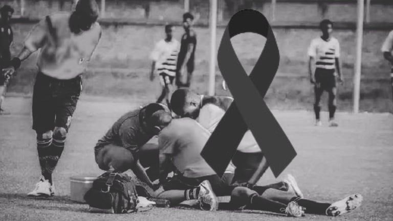 Investigan muerte de jugador que colapsó en medio del partido. Murió Igiraneza Aimé Gueric.