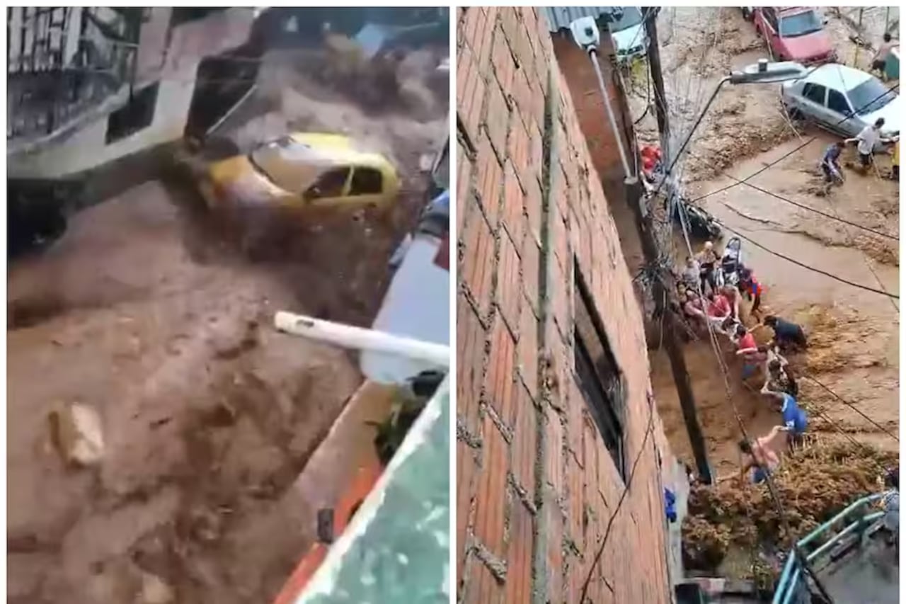 La emergencia más crítica se concentró en el nororiente de Medellín, específicamente en el barrio Manrique Las Granjas.