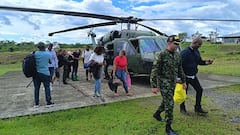 El Ejército rescató a 39 civiles que habían sido secuestrados por el ELN en Chocó. Fotos: Ejército Nacional / El País.