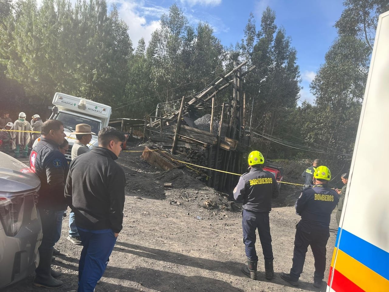 Mina en Guachetá, Cundinamarca.
